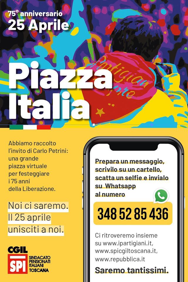 Il 25 aprile manifesta con noi!