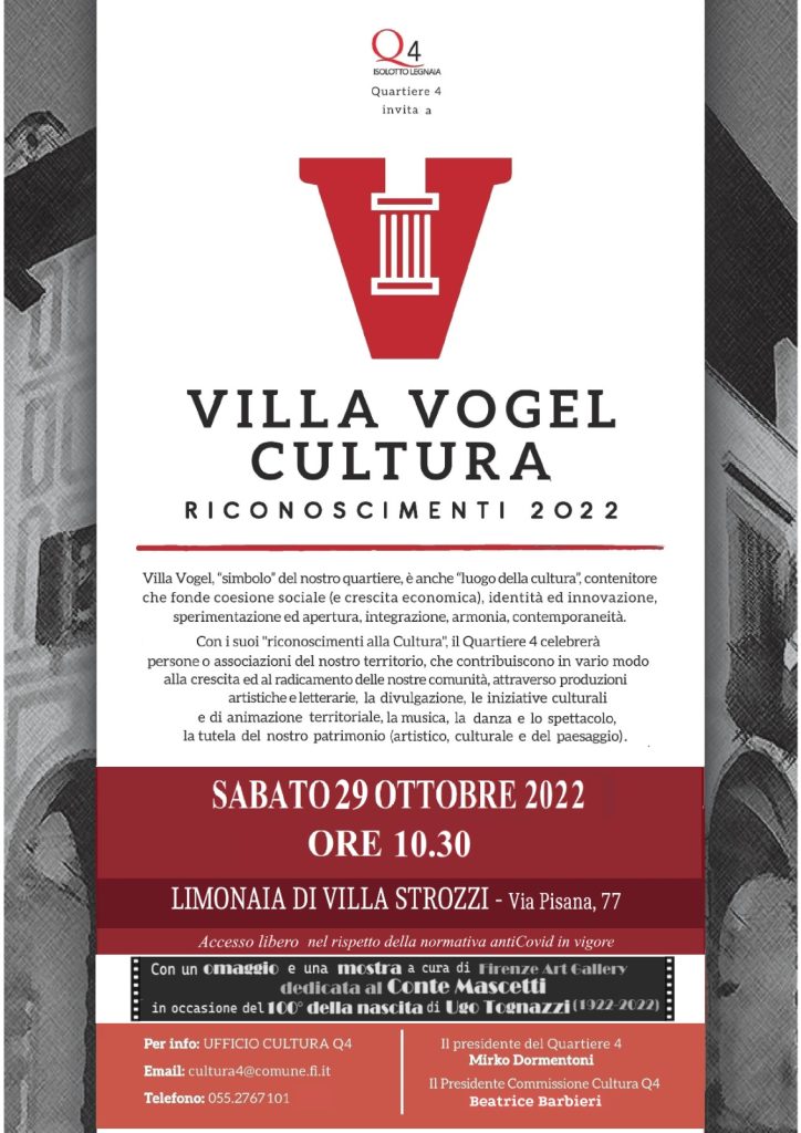 Circolo ARCI Isolotto :: Villa Vogel Cultura 2022